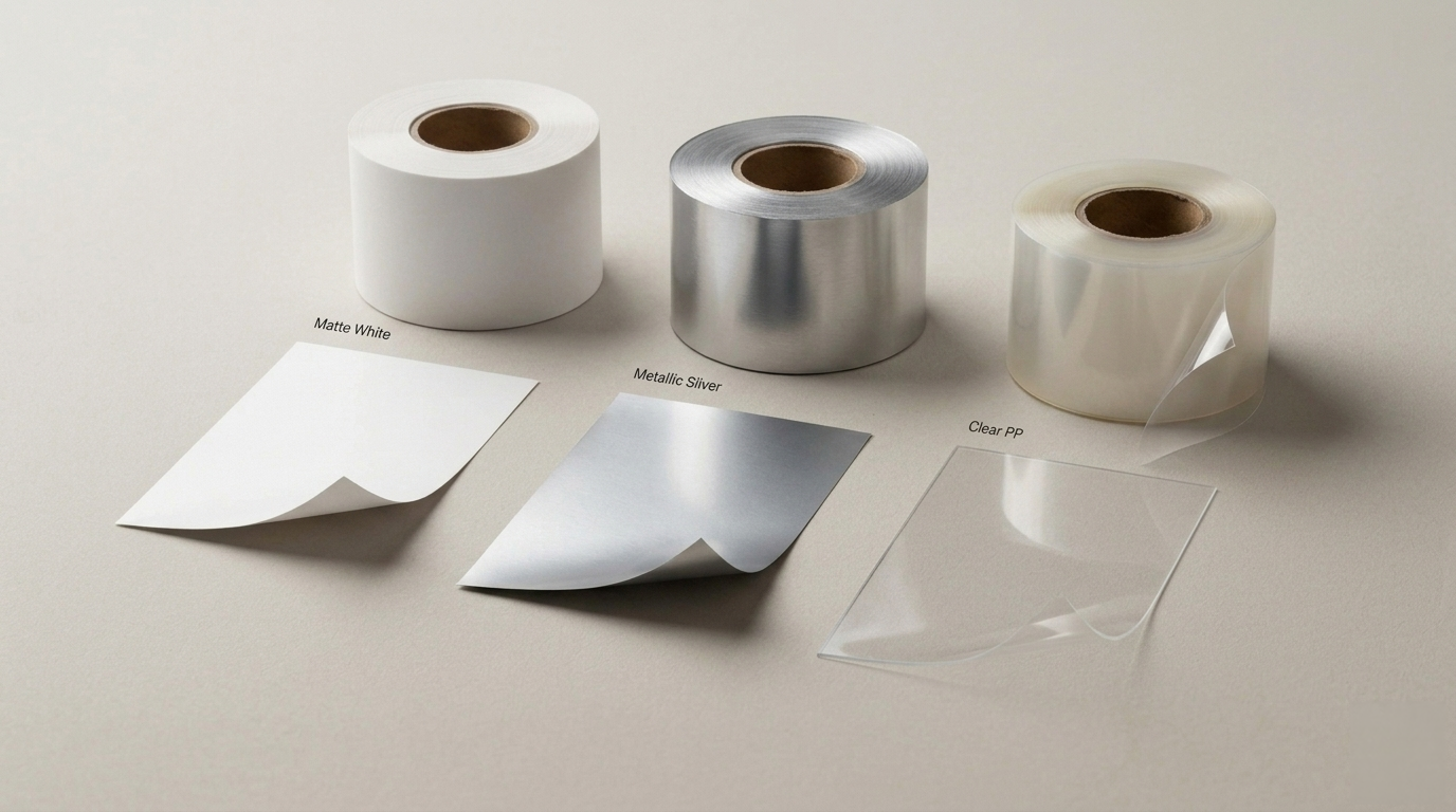 PP White, PP Metallic and PP Clear pressure sensitive label rolls — CCL Label ASEAN